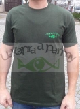 Tričko s logem zelené L