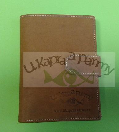 Kožená peněženka U Kapra a parmy vysoká s patentem